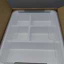 Citylife 17 QT Plastic Storage Box with Removable Tray Craft Organizers and Storage Clear Storage Container for Organizing Bead, Tool, Sewing, Playdoh