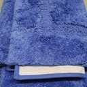 SHACOS Soft Fluffy Bathroom Runner Rugs Set of 3 Bath Mats with U Shape Toilet Rugs Non Slip Washable Bath Rugs Absorbent Bathroom Carpet for Shower Tub, Royal Blue, Size: 20"x32"+ 20"x47"+U Shape 20"x24"