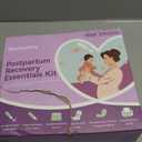 Glamommy Postpartum Recovery Essentials Kit for Women, Labor & Delivery Postpartum Care, Peri Bottle, Cooling Spray, Disposable Postpartum Underwears, Postpartum Pads, Hot&Cold Packs, Soothing Liners