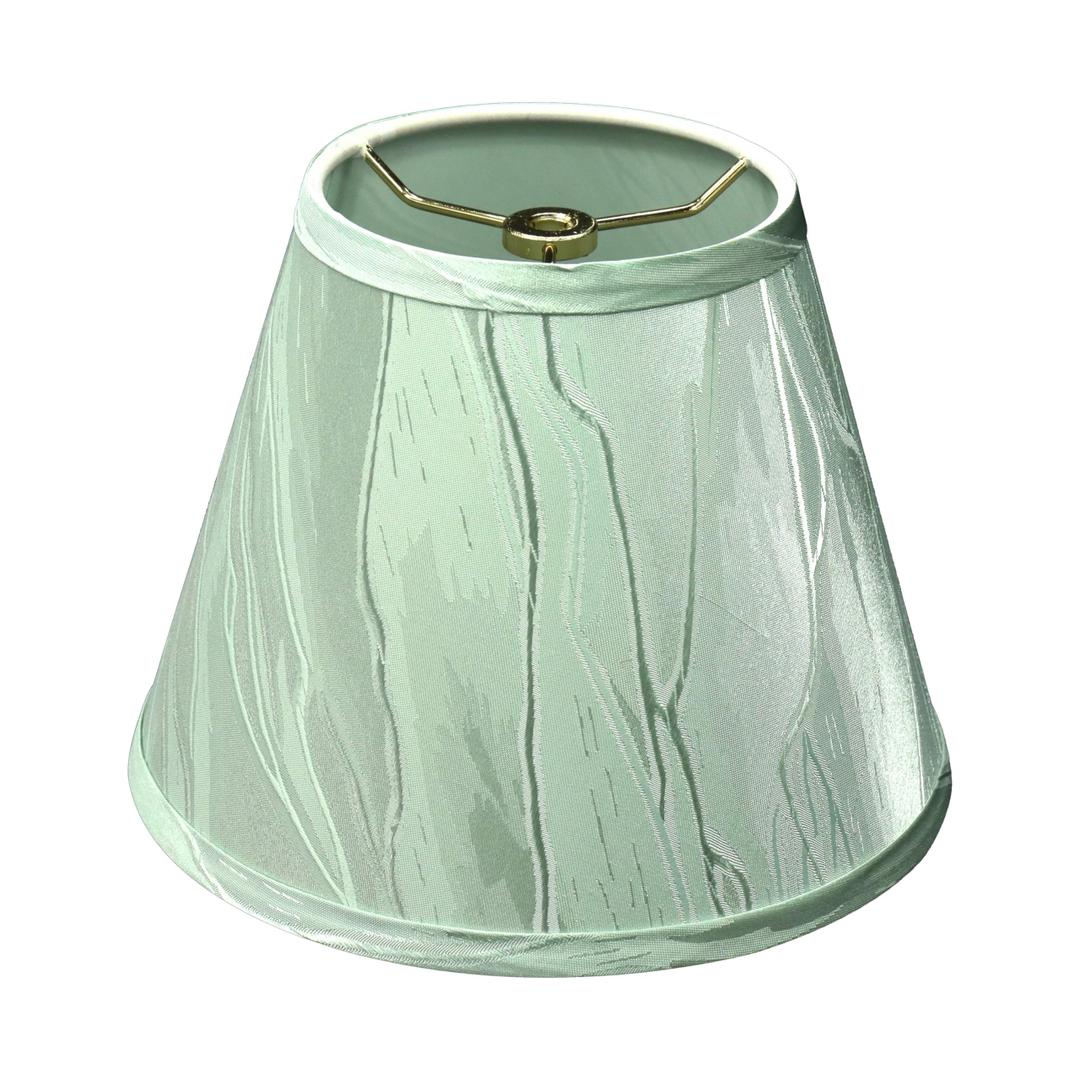 Aspen Creative 32430A, Transitional Hardback Empire Shape Spider Construction Lamp Shade in Light Green, 9" Wide (5" x 9" x 7")