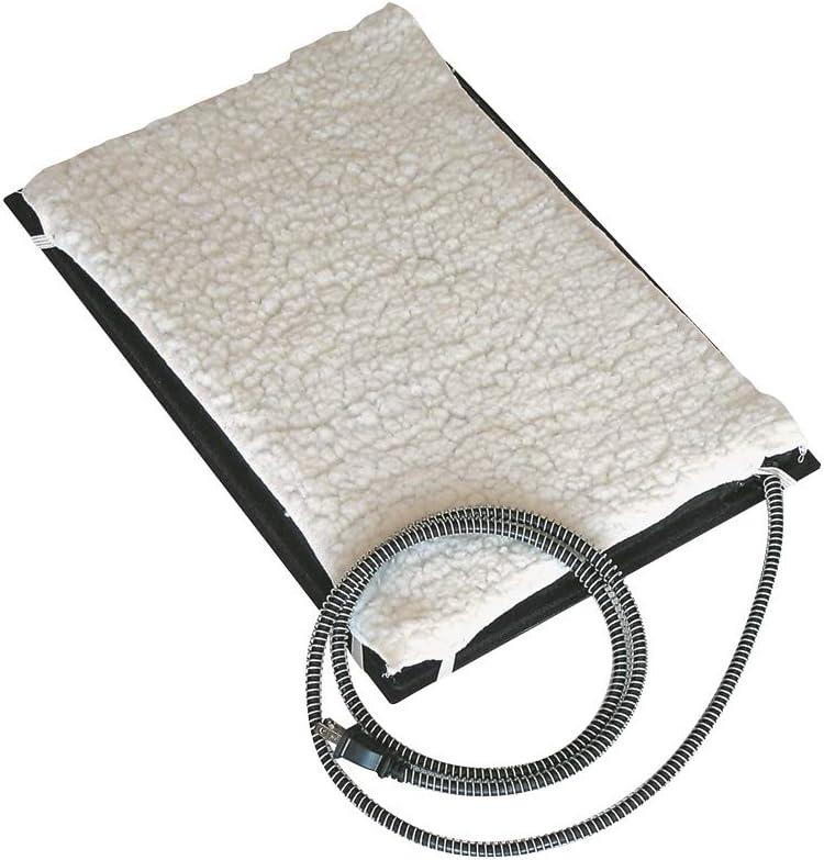 Farm Innovators Model HM-60S Small 13-Inch by 19-Inch Plastic Heated Pet Mat with Fleece Cover, 60-Watt Farm Innovators Model HM-60S Small 13-Inch by 19-Inch Plastic Heated Pet Mat with Fleece Cover, 60-Watt