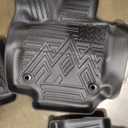 Mixsuper Floor Mats for Toyota RAV4 2025 2024-2019, Cargo Mat Backrest Mat for RAV4, All Weather 2 Row Floor Liners & Trunk Mat Accessories Set Black