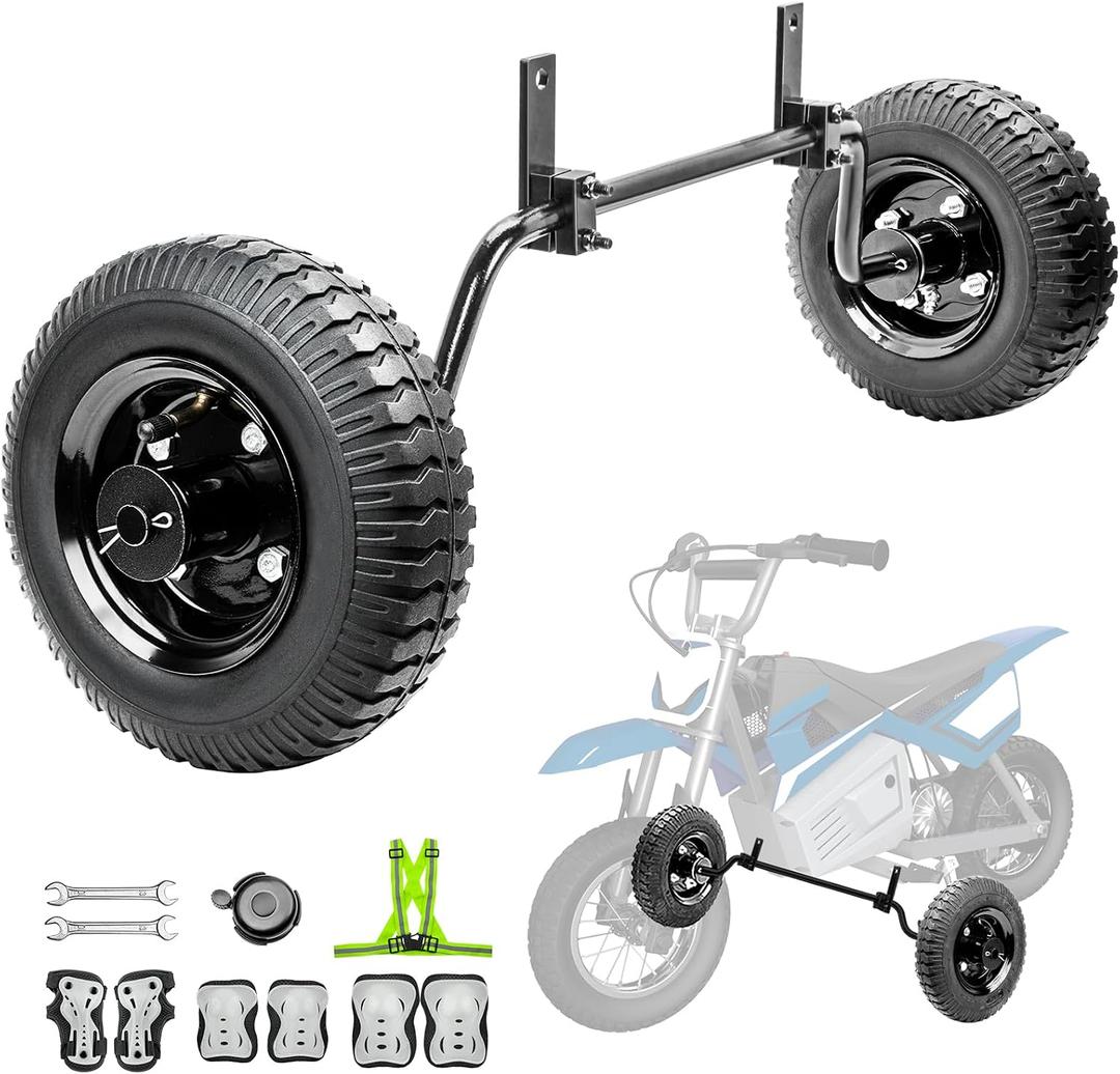 Dirt Bike Training Wheels 4PR Compatible with Razor MX500 MX125 MX400 MX350 MX650 SX500 & PW50 CRF50 XR50 TTR50 PW80, CT100U CC100X CT200U, Adjustable Height, Fit for Universal
