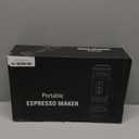 Hobsir Portable Electric Espresso Maker, Travel Coffee Machine for Camping, Car Coffee Maker with Frothing Base, USB-C, 3in1 Capsule, Portable Small Espresso Coffe Machine for RV, Hiking, Office Black