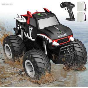 STEMTRON Amphibious Remote Control Car 2.4GHz 1:20 All Terrain Off-Road RC Car Remote Control Boat Gifts for Kids Boys