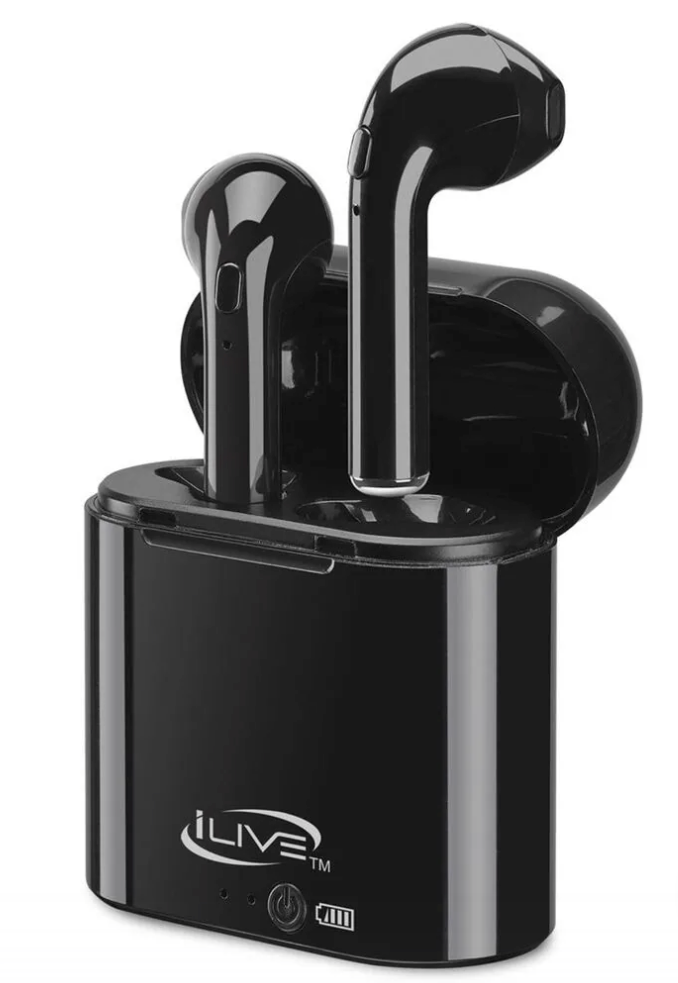 iLive True Wireless Bluetooth Earbuds in Black