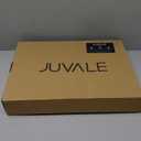 Juvale Bamboo Silverware Organizer for Drawer, Kitchen, 6 Slot Utensil Tray (Black, 17 x 11.75 x 1.75 In)