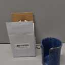 Bathroom Cup Holder, Ceramic Bathroom Cup Dispenser 3 Oz, Small Mouthwash Cup Dispenser Disposable Paper Cup Holder for Bathroom, Coffee Bar, Stoneware Design Modern Decor, Blue