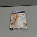 Truform 20-30 mmHg Compression Stockings for Men and Women, Thigh High Length, Dot Top, Closed Toe, Beige, 2X-Large