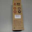 National Parks Water Bottle with 63 Waterproof Stickers & Carry Strap, Durable Plastic Water Bottle 32oz Hiking Water Bottles for Travel, Camping, Gifts for Kids, Men, Women Tritan, BPA Free