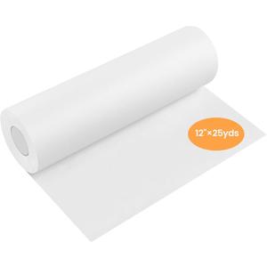 New brothread Tear Away Machine Embroidery Stabilizer Backing 12" x 25 Yd roll - Medium Weight 1.8 oz - Cut into Variable Sizes - for Machine Embroidery and Hand Sewing