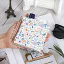 4 x 2Pcs PU Leather Small Squeeze Coin Purse Pouch Mini coin Bag Unique And Cute Wallet Cosmetic Bags Change Bag For Women Girls Men Black And White Floral