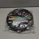 EASTROCK Radiant Tambourine Hand Held Drum 10 Inch Double Row Jingles Reflective Tambourine Musical Instrument for Kids Adults Church KTV Party