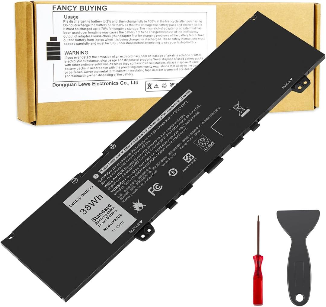 Fancy Buying 39DY5 F62G0 Battery for Dell Inspiron 13 7000 i7373 7373 7386 2-in-1 7370 7380 5370 P83G P87G P91G P83G001 P83G002 P87G001 P91G001 039DY5 39DY5 0F62G0 RPJC3 0RPJC3 F62GO Vostro 13 5370