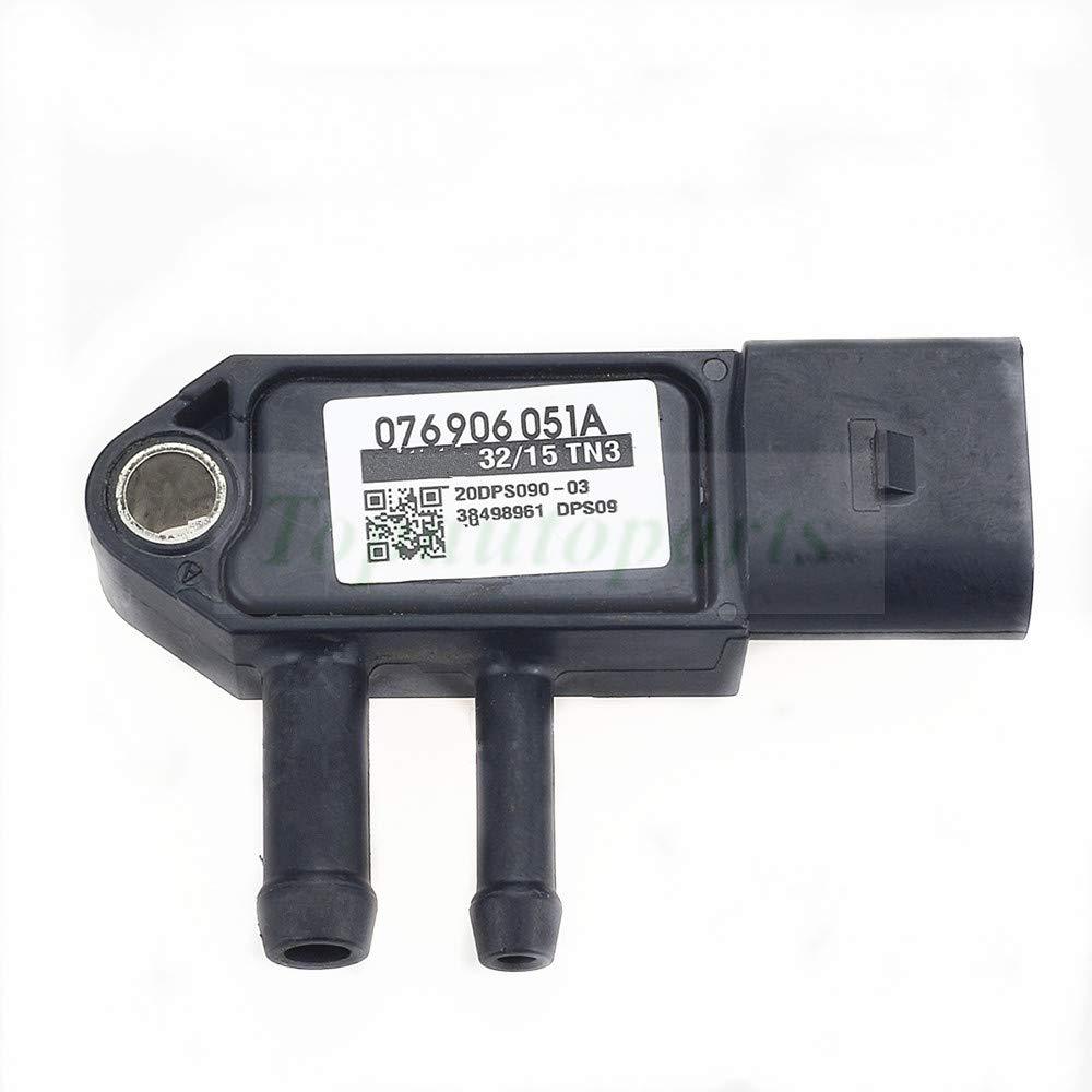 Aftermarket 076906051A Differential Pressure Sensor For Diesel 2.0 VW Golf Jetta TDI 2009-2012