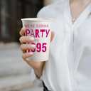 SharkBliss 1995 30th Birthday Party Cups, 20 Pack 9oz Pink We're Gonna Party Like It's 1995 30th Birthday Disposable Paper Cups for His Her Thirty 30th Birthday (Gonna 1995)