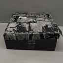 NORTIV 8 Men's Waterproof Winter Snow Boots Insulated Fur Liner Lightweight Outdoor Tall Boots (6, Black-2m)