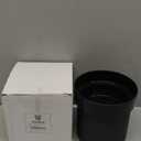 Flower Pot Diversion Safe with Key Lock, Secret Hidden Safe Lock Box, Perfect for Hiding The Valuables Inside Flower Pots False Bottom, Plants Not Include (Black)