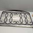 Decorative Fence 24in x 12ft 6 Piece Metal Garden Fence Extra Thick Wire Outdoor Patio Rustproof Fencing Animal Barrier