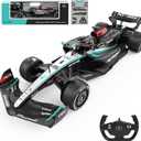 Voltz Toys Mercedes-AMG F1 W15 1:12 Scale RC Car Officially Licensed Formula 1 Remote Control Race Car, 2.4GHz for Boys, Girls and Collectors (1:12 Mercedes-AMG F1 W15)