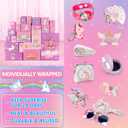 LINAYE Advent Calendar 2025 for Girls - Unicorn Advent Beauty Calendar Christmas Countdown, 24 Days Unicorn Accessories & Treasure Xmas Christmas Surprise Gifts for Girls Kids Daughters Granddaughters