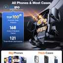 TORRAS Ultra-Durable Phone Holders for Your Car96+LBS Strongest Suction Car Phone Holder Mount, Safety Certs Cell Phone Car Mount Truck for Dashboard Windshield Vent for iPhone 17 16 15 14 Pro Max