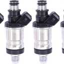 NewYall Pack of 4 Fuel Injector for Honda Civic 1.5L 1992-1995