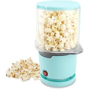 Joyzan Hot Air Popcorn Popper, Portion Corn Kernels Maker Electric Popcorn Machine Melts Butter 98% High Popping Rate Fast Making No Oil 2.5 Quarts Serving Bowl Lid Home Party Kids Movie Night Family