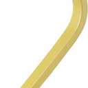 HASWARE Floating House Number Sign: 5 inch Modern Door Signage - Striking for Street Home Address Numerals (2, Golden)