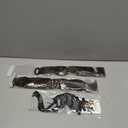 2PCS Curly Ponytail Extension with Ribbon Bow 17 Inch Resistant Synthetic Natural Wavy Hairpiece Long Curly Wavy Hair Piece Brown Pony Tail Hair Extensions for Women2PCS Light Brown-Black Bow