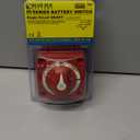 Blue Sea Systems On/Off Battery Isolator Switch With Locking Key, Red, 6006 mSeries