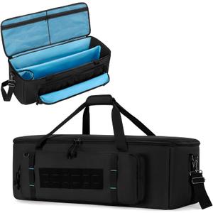 samdew 30 Inch Telescope Bag, Telescope Carrying Case with Secure Buckles Compatible with Celestron Telescope Tube & Tripod with Anti-Slip Shoulder Strap and Pockets, Bag Only