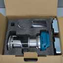 Cordless Compact Wood Router for Makita 18V Battery(Bare Tool), Carving 1/4" Collet Brushless Palm Router 28000RPM 6-Speeds Fixed Base Trim Router with Edge & Roller Guide, Dust Hood