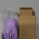 WisFox 2.4G Wireless Mouse for Laptop, Ergonomic Computer Mouse with USB Receiver and Type-C Adapter, 3 Adjustable Levels DPI, 6 Button Cordless Wireless Mice (Violate)