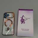 for iPhone 17 Pro Max Case with 1X Screen Protector, [Compatible with MagSafe] [Integrated Camera Protection], Non Yellowing Slim Cute Women Girly Cover for iPhone 17 Pro Max, Cosmic Orange