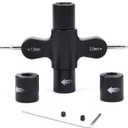 YoungRC RC Quick Release Wrench Tool M3 M5 Wrench Multifunctional Quick Release Propeller Motor Wrench Tool 1.5mm/2mm Screwdriver with Built in Bearing Tool for RC Drone FPV Racing