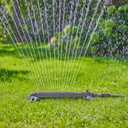 GARDENA 20570 | Up to 3800 sq ft - AquaZoom Adjustable Oscillating Yard Sprinkler, for Watering Large Area Lawn and Garden. Aquazoom Outdoor oscillating Sprinkler has Wide Heavy Duty Base.