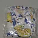 Blue Lemon Italy Tile Pattern Round Tablecloth 60 x 60 Inches, Amalfi Coast Capri Citrus Decorative Dining Table Cloth, Summer Mediterranean Dinner Table Cover Picnic Party Decoration