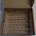 2 Pcs Acrylic Test Tube Holder Test Tube Rack 12 Sockets 18.7 mm Lab Vial Stand Clear for 15-18ml Centrifuge Tubes Syringe Holder, No Tubes