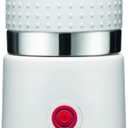 Bistro 13.5oz Bistro Barista Electric Milk Frother, Automatic Temperature Control, Boil-Dry Protection, White