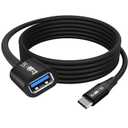 USB C to USB Female Cable 6FT, Type-C Male to USB A 3.1 Female OTG Cable, 5Gbps Data Transfer, Compatible with MacBook Pro/Air, iPhone 17 Pro Max 16/15 Series, Galaxy S25 S24/S23/S22/S21 and More