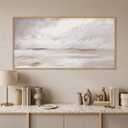 DRACIT Large Neutral Abstract Framed Canvas Wall Art Set-20"x40"