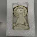 CYjorkbgg Meditation Mushroom Resin Statue - Cute Meditation Mushroom Statue for Desk Living Room Resin Figurine for Home Patio Office Decoration Cute Plant Statues for Tabletop Garden Backyard Decor