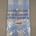 Oigco Light Blue Gingham Tablecloth - 54 x 108 Inches, Rectangle Disposable Light Blue Checkered Tablecloth, Picnic Table Covers for Dining/Camping/Picnic/Outdoor