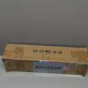 QDWIS Wood Curtain Rods for Windows 48 to 84 Inch,1'' Diameter Drapery Rods with Imitation Wood Grain Leaf Pattern Finials,Boho Adjustable Heavy Duty Curtain Rods Set,36-88'',Color:Natural Wood