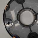 LVKE L1 Cordless Robotic Pool Cleaner, Pool Vacuum for Above Ground Pools with Obstacle-Crossing, 70 Mins Runtime, 40W Powerful Suction, Auto-Parking, Ideal for Flat Pools up to 38 Feet, Orange