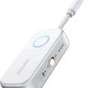 UGREEN Airplane Bluetooth 6.0 Transmitter Receiver for 2 Airpods or Headphones, Airplane Travel Essentials 2-in-1 Wireless Bluetooth Adapter, 3.5MM AUX Jack Adapter on Flight, TV, Car Stereo