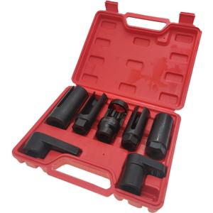7 Pcs Oxygen Sensor Socket 22mm (7/8 in), 27mm, 29mm fits All Vehicle O2 Removal and Installation Universal Puller and Removal Tool