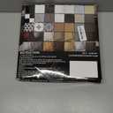 40-Pack Peel and Stick Floor Tiles Vinyl Floor 12 x 12 inch Self Adhesive Waterproof Glossy Flooring Planks DIY for Bathroom, Kitchen, Living Room, RV, Cover 40 Sq. Ft, Polish White Marble