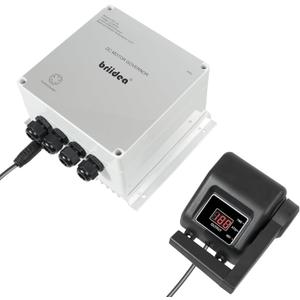 PWM Controller (2025 New), Briidea 12V/24V 50A DC Motor Speed Controller with Handle Control, 5% Precision Speed Control, Waterproof Design & Overheat Protection for Trolling Motors up to 55 lbs